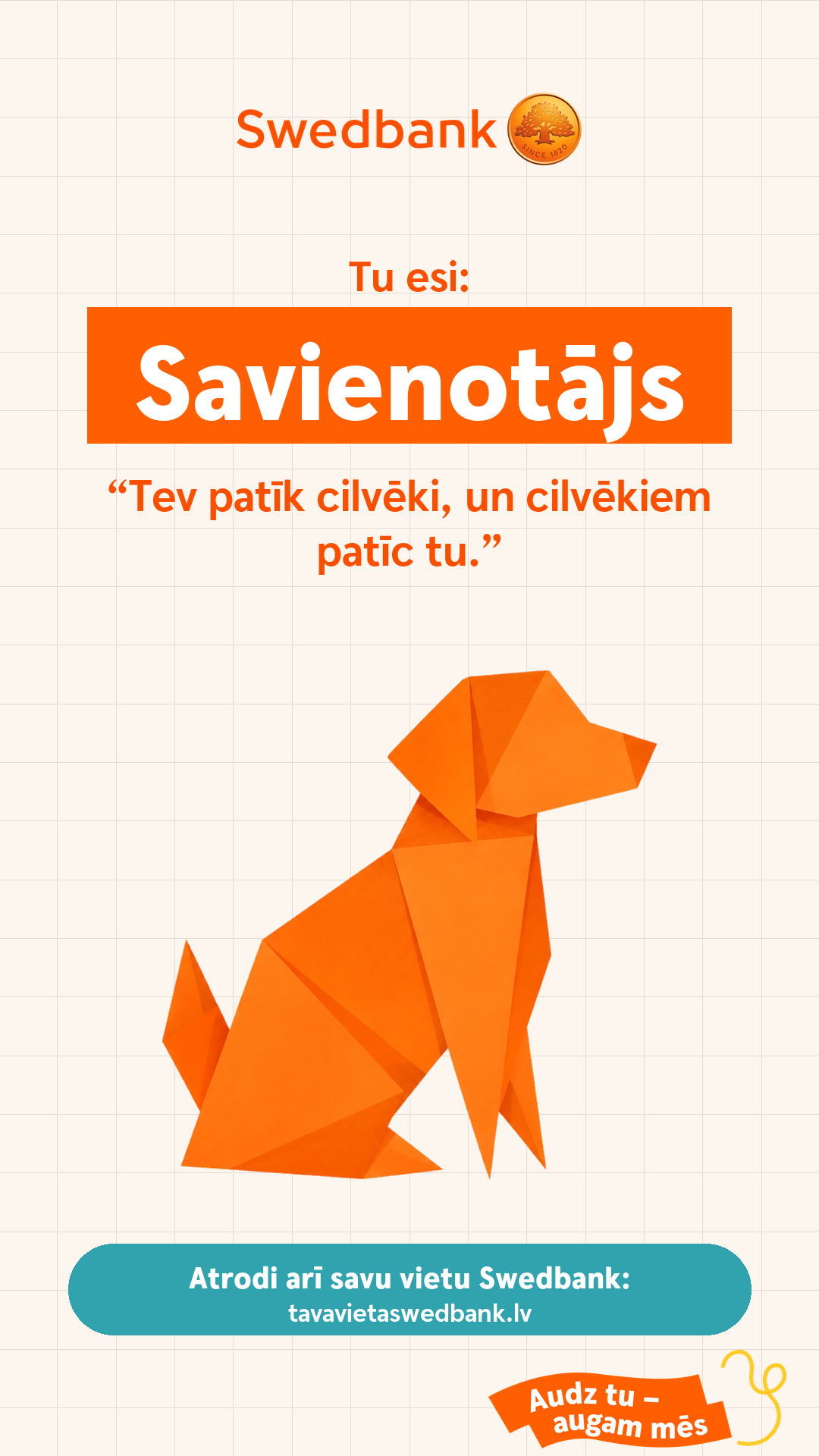 Savienotājs — “Tev patīk cilvēki, un cilvēkiem patīc tu.”